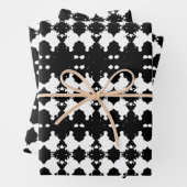 Schwarzer Trauerbaum Barke Gemustert Geschenkpapier Set (Beispiel)