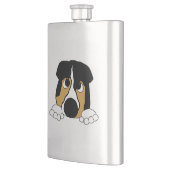 schwarzer Tri aussie Flachmann (Links)