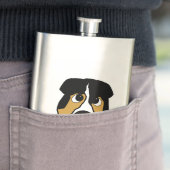 schwarzer Tri aussie Flachmann (Beispiel)