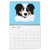 Schwarzer Tri australischer Kalender (Feb 2027)