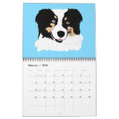 Schwarzer Tri australischer Kalender (Feb 2026)