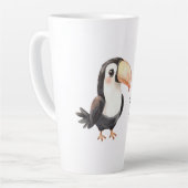 Schwarzer Tukan Vogel Milchtasse (Linke Ecke)