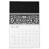 Schwarzer u. des Weiß-2011 Kalender (Mär 2027)