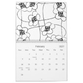 Schwarzer u. des Weiß-2012 Kalender (Feb 2027)