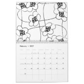 Schwarzer u. des Weiß-2014 Kalender (Feb 2027)