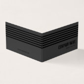 Schwarzer u. grauer Fall-Umbau Visitenkarten (Vorderseite)