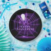 Schwarzer u. lila pappteller (Party)