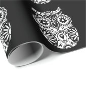 Schwarzer u. raffinierter geschenkpapier (Rolleneckpunkt)