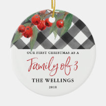 Schwarzer u. weißer Büffel-karierte Familie von