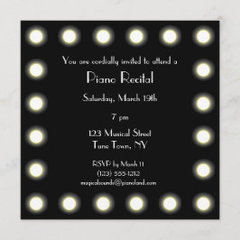 Schwarzer u. weißer einladung