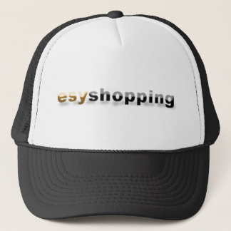 schwarzer u. weißer esyshopping Fernlastfahrerhut Truckerkappe