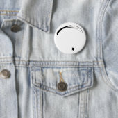 Schwarzer u. weißer Fallschirm - Knöpfe Button (Beispiel)
