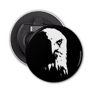 Schwarzer u. weißer flaschenöffner