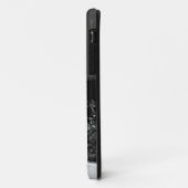 Schwarzer u. weißer Golfball kundenspezifischer Case-Mate iPhone Hülle (Hinten/Links)