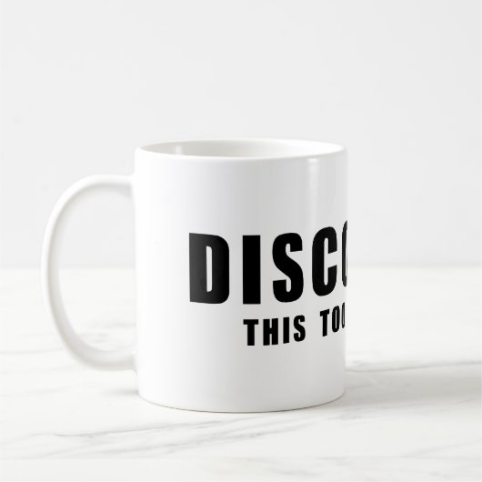 Schwarzer u. weißer Kaffee-Tasse Kaffeetasse (Links)