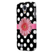 Schwarzer u. weißer Kasten Tupfen-Samsungs S4 Case-Mate Samsung Galaxy Hülle (Rückseite Links)