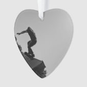 Schwarzer u. weißer Skate-Park Ornament (Vorderseite)