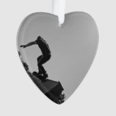 Schwarzer u. weißer Skate-Park Ornament (Vorderseite)