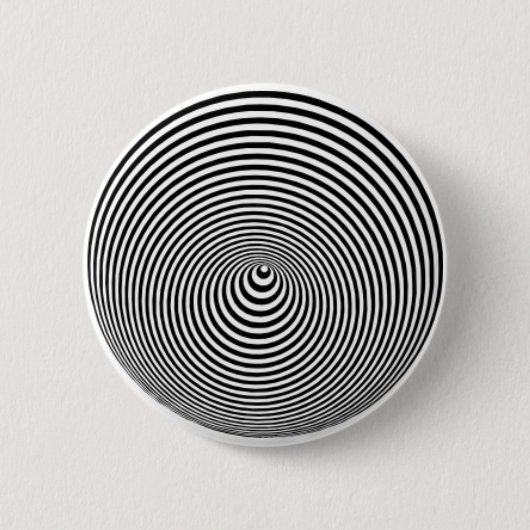 Schwarzer u. weißer Tunnelblick Button (Vorderseite)