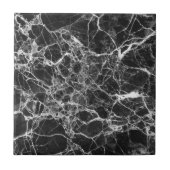 Schwarzer u. weißer Veiny Marmor Fliese (Vorderseite)