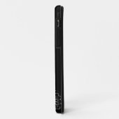 Schwarzer u. weißer wunderlicher BlumeniPhone 5 Case-Mate iPhone Hülle (Hinten/Links)