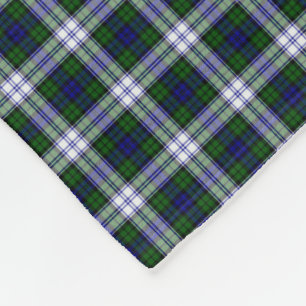 Schwarzer Uhr-ModeTartan Fleecedecke
