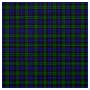 Schwarzer UhrTartan Stoff
