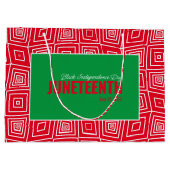 Schwarzer Unabhängigkeitstag 19. Juni 1865 JUNETEE Große Geschenktüte (Rückseite)