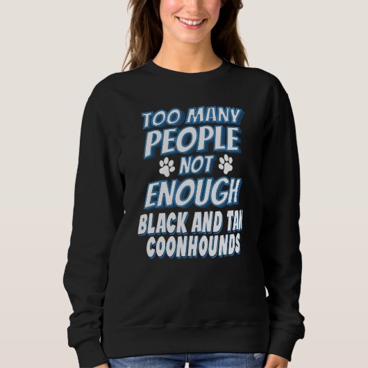 Schwarzer-und-Falber-Bracke-Hunderasse Hundebesitz Sweatshirt (Vorderseite)