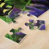 Schwarzer und gelber Schmetterling Puzzle (Seite)