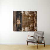 Schwarzer und goldener Art Deco Hintergrund Wandteppich (Beispiel (Horizontal))