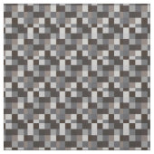 Schwarzer und grauer Pixelated Muster| Gamer Stoff (Muster)