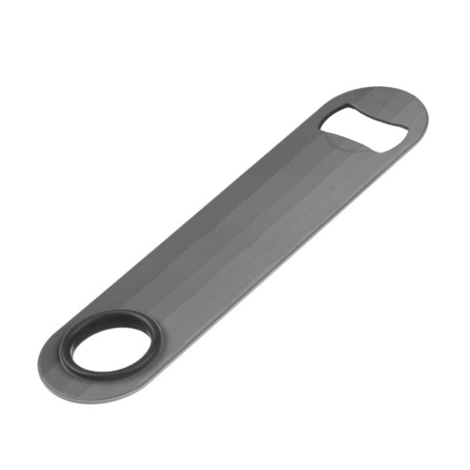 Schwarzer und grauer speed flaschenöffner (Rückseite Schrägansicht)