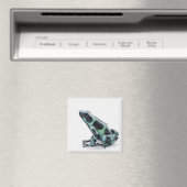 Schwarzer und grüner Gift-Dart-Frosch Magnet (In Situ (Geschirrspüler))