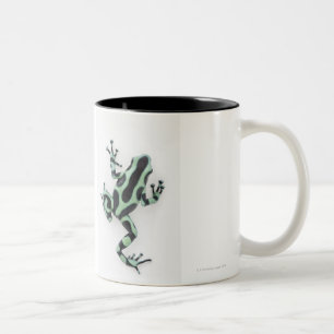 Schwarzer und grüner Gift-Pfeil-Frosch 2 Zweifarbige Tasse