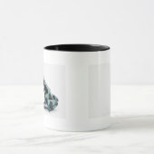Schwarzer und grüner Gift-Pfeil-Frosch Tasse (Zentrum)
