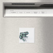 Schwarzer und grüner Giftdarmfrosch (Dendrobaten) Magnet (In Situ (Geschirrspüler))