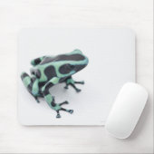 Schwarzer und grüner Giftdarmfrosch (Dendrobaten) Mousepad (Mit Mouse)