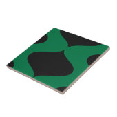 Schwarzer und grüner Smooch Fliese (Seite)