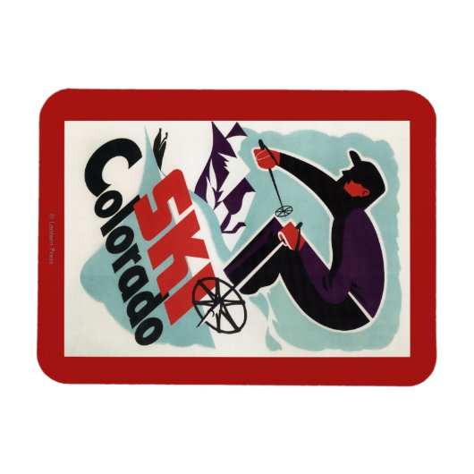 Schwarzer und Lila Kleiderschiff Magnet (Horizontal)