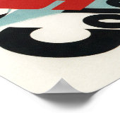 Schwarzer und Lila Kleiderschiff Poster (Ecke)