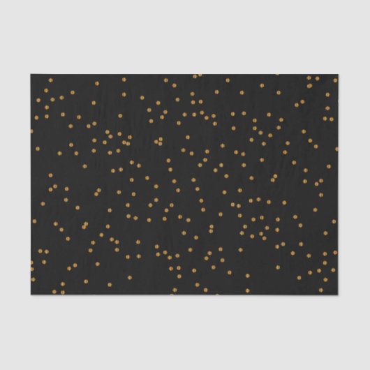 Schwarzer und metallischer Spritzer Seidenpapier (Vorderseite)