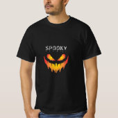 Schwarzer und roter Halloween-T - Shirt (Vorderseite)