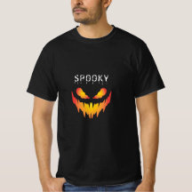 Schwarzer und roter Halloween-T - Shirt