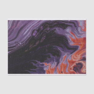 Schwarzer und roter Marmor Seidenpapier