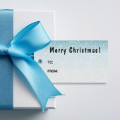 Schwarzer und Tan Deutscher Schäferhund Hund Blue  Geschenkanhänger