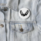 Schwarzer und weißer Adler Button (Beispiel)