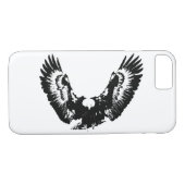 Schwarzer und weißer Adler Case-Mate iPhone Hülle (Rückseite (Horizontal))