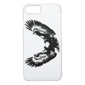 Schwarzer und weißer Adler Case-Mate iPhone Hülle (Rückseite)