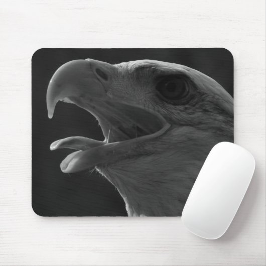 Schwarzer und weißer Adler Mousepad (Mit Mouse)